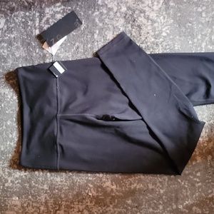 High rise black leggings NWT